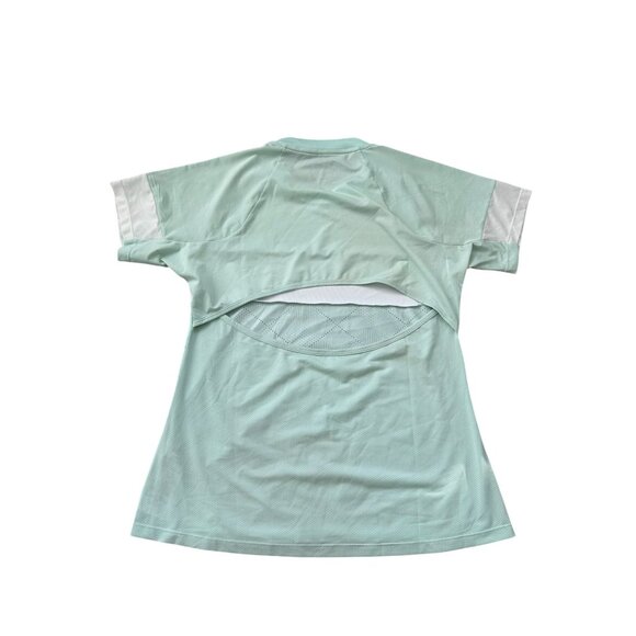 ASICS Women’s Mint Green Jersey Short Sleeve Top Size Large - Picture 6 of 8